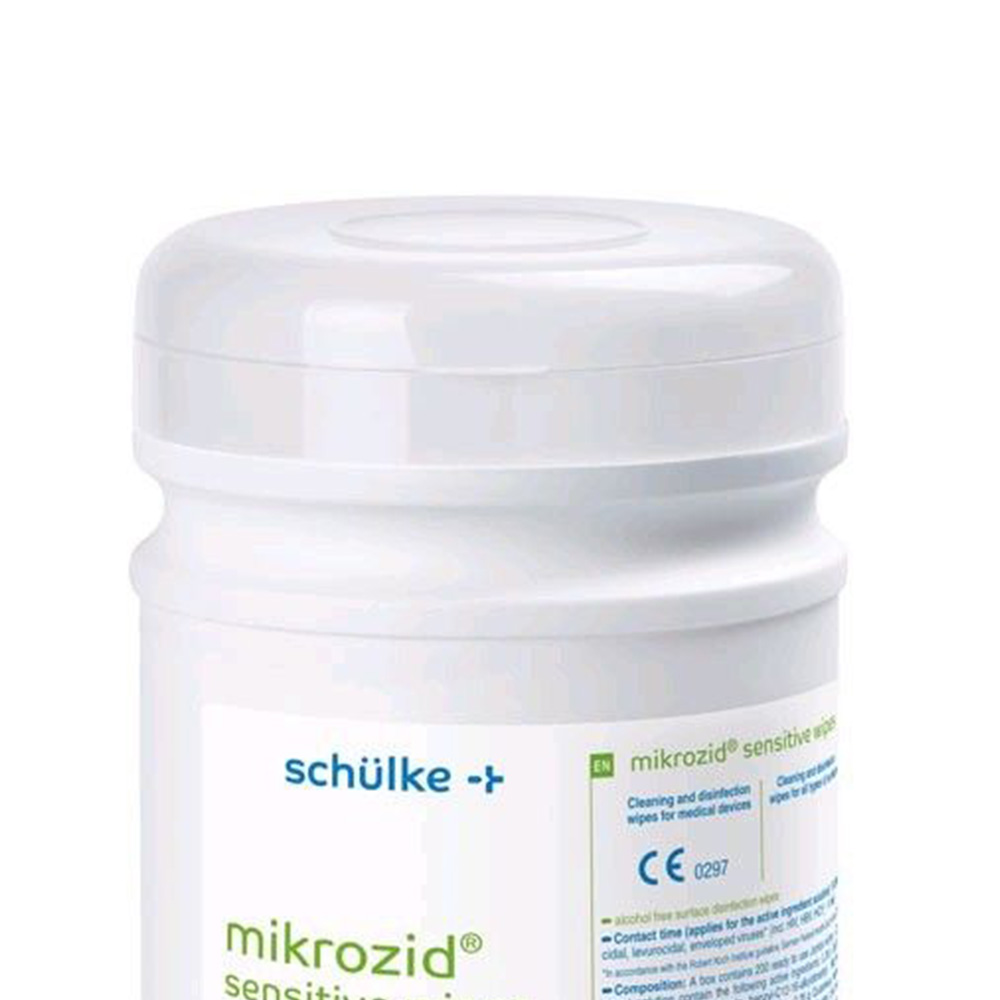 Schülke Disinfecting Wipes Mikrozid® Sensitive, 14x18cm, 120pcs, Can