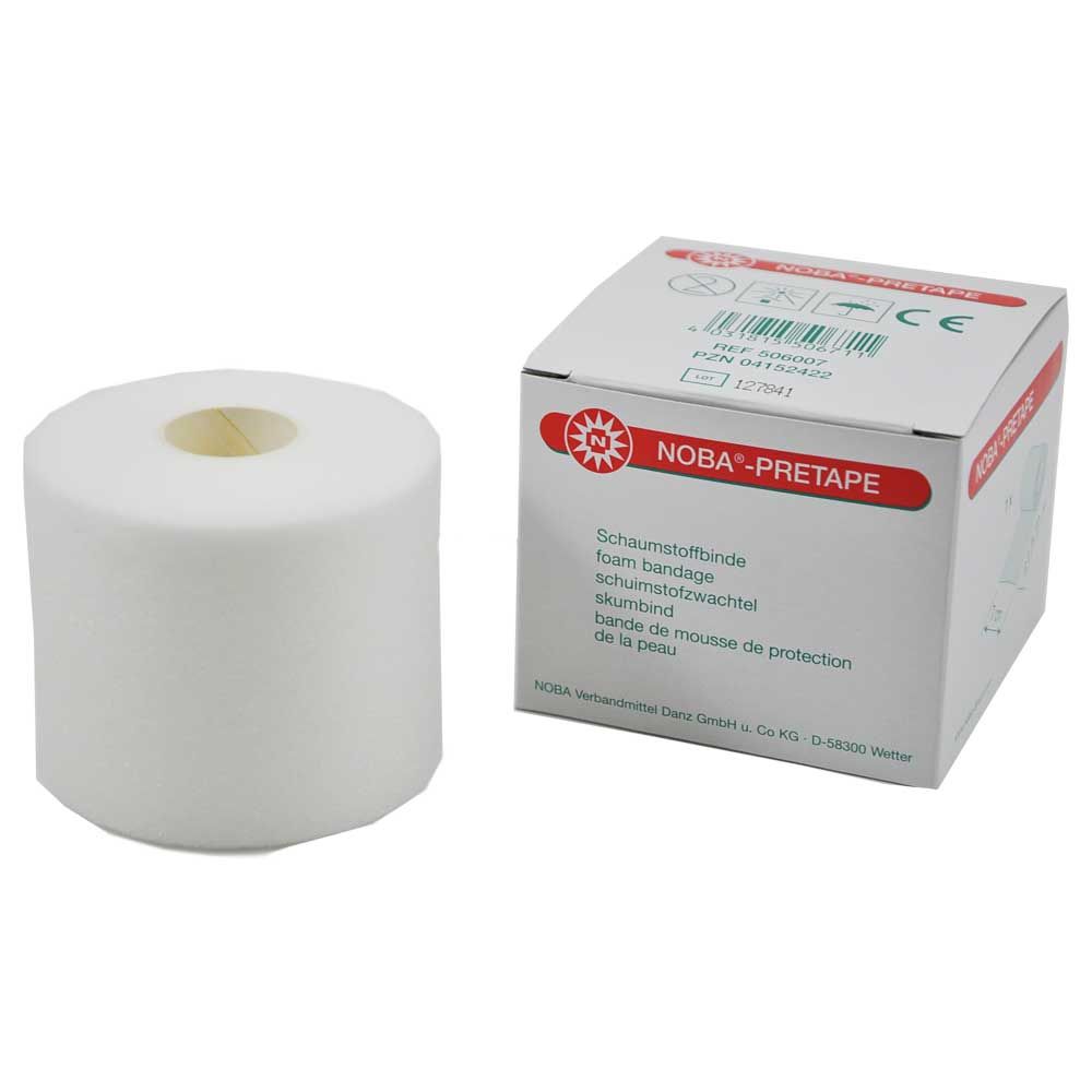 NOBA®-Pretape, Foam binding, padding, 7cmx27,5m, 1pce