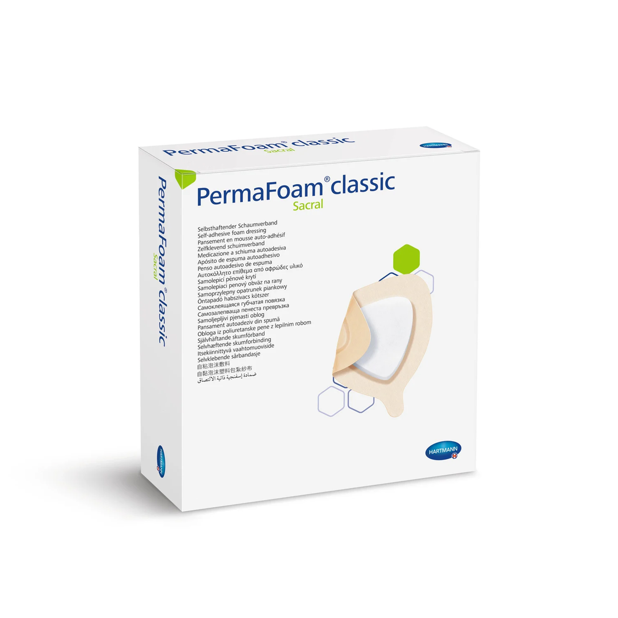 Hartmann PermaFoam® Classic Sacral 18 x 18 cm, 10 pieces