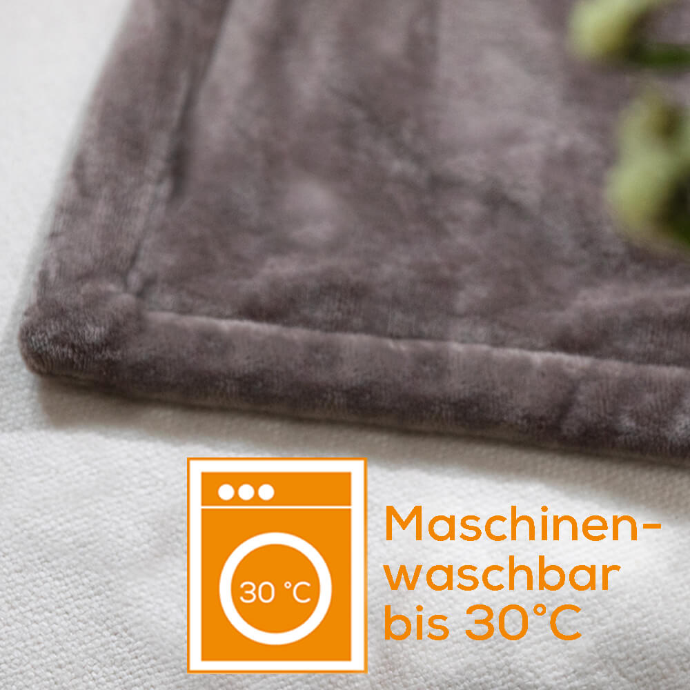 Heating blanket HD150 XXL, cuddly blanket heated blanket Beurer Taupe