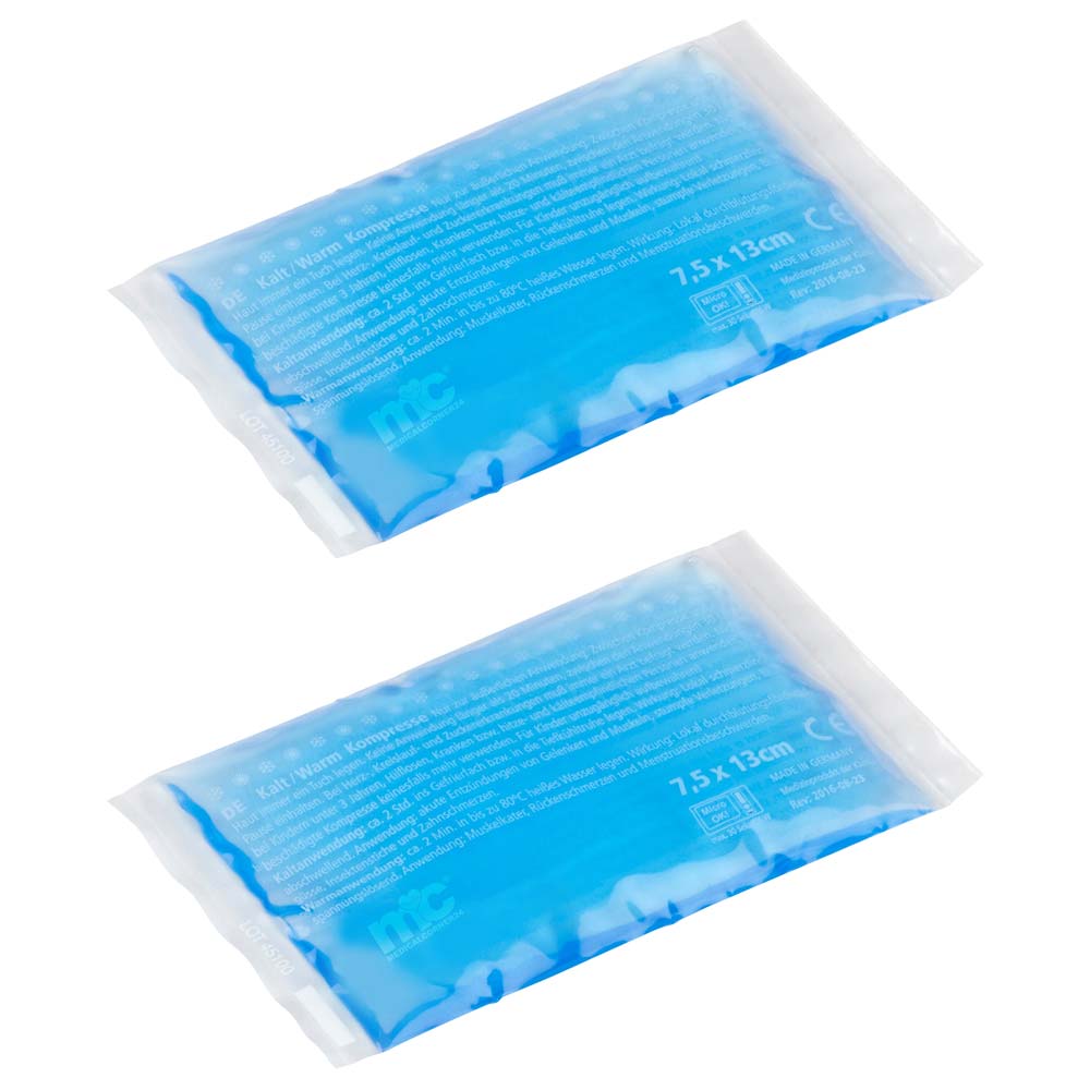 Hot and Cold Compresses, 8 x 13 cm, 2 items, individually wrapped