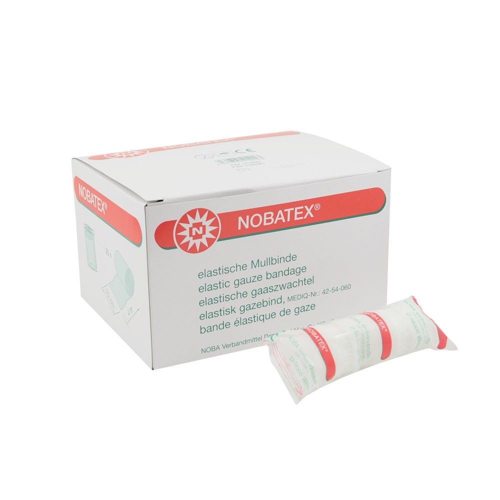 NOBATEX® bandage in film, elastic, cushioning, 10 cm, 10 items
