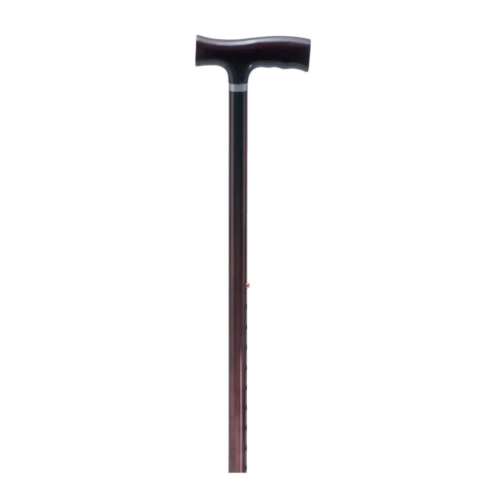 Behrend walking stick, alu, comfort handle, adjustable, bronze