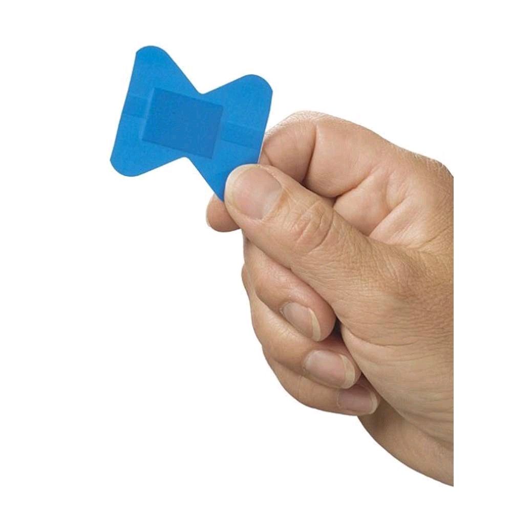 Detectable Fingertip Plaster, blue, 45 x 50 mm, 25 items