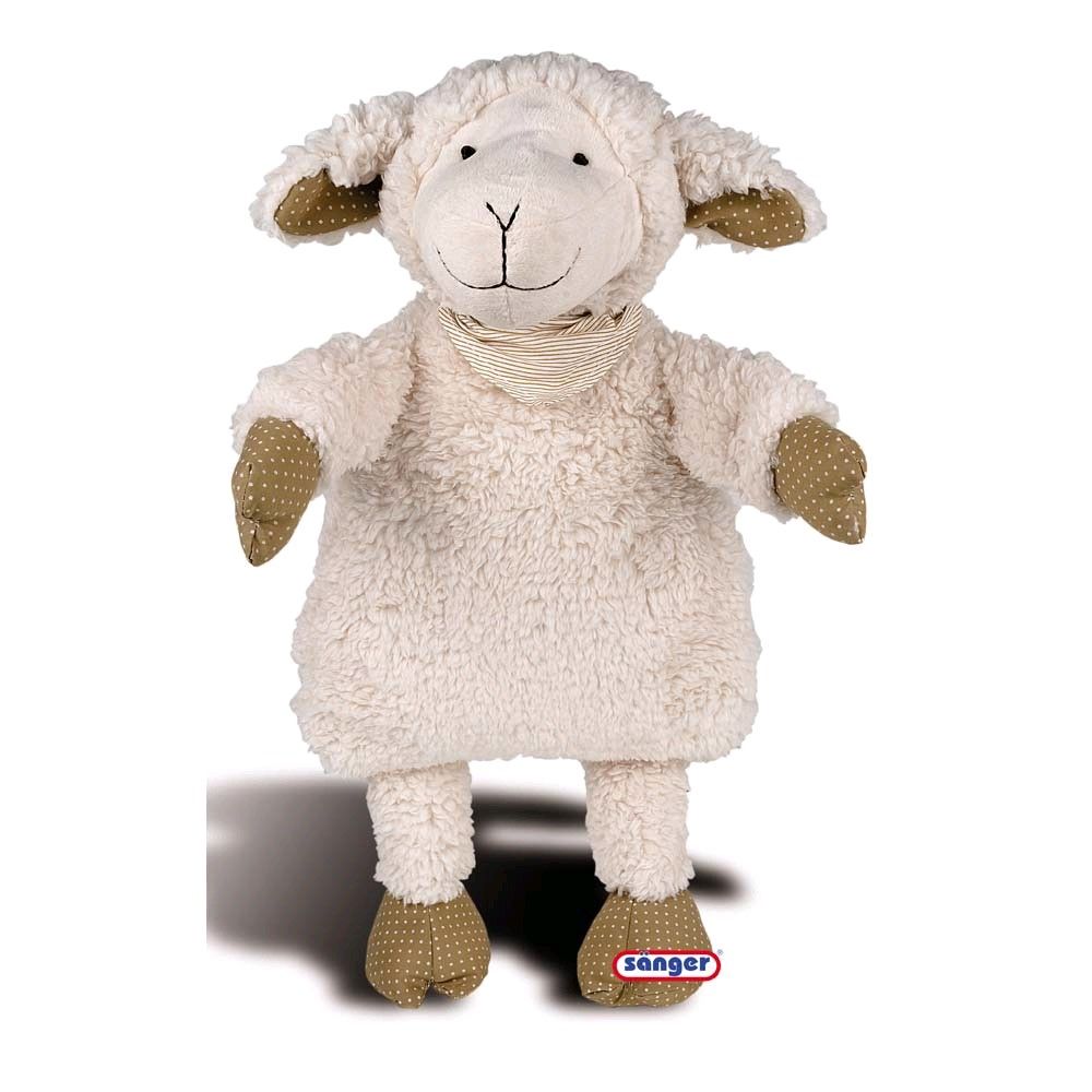 Sänger Plushie with 0.8 L hot water bottle, with zip, Sheep Lorry