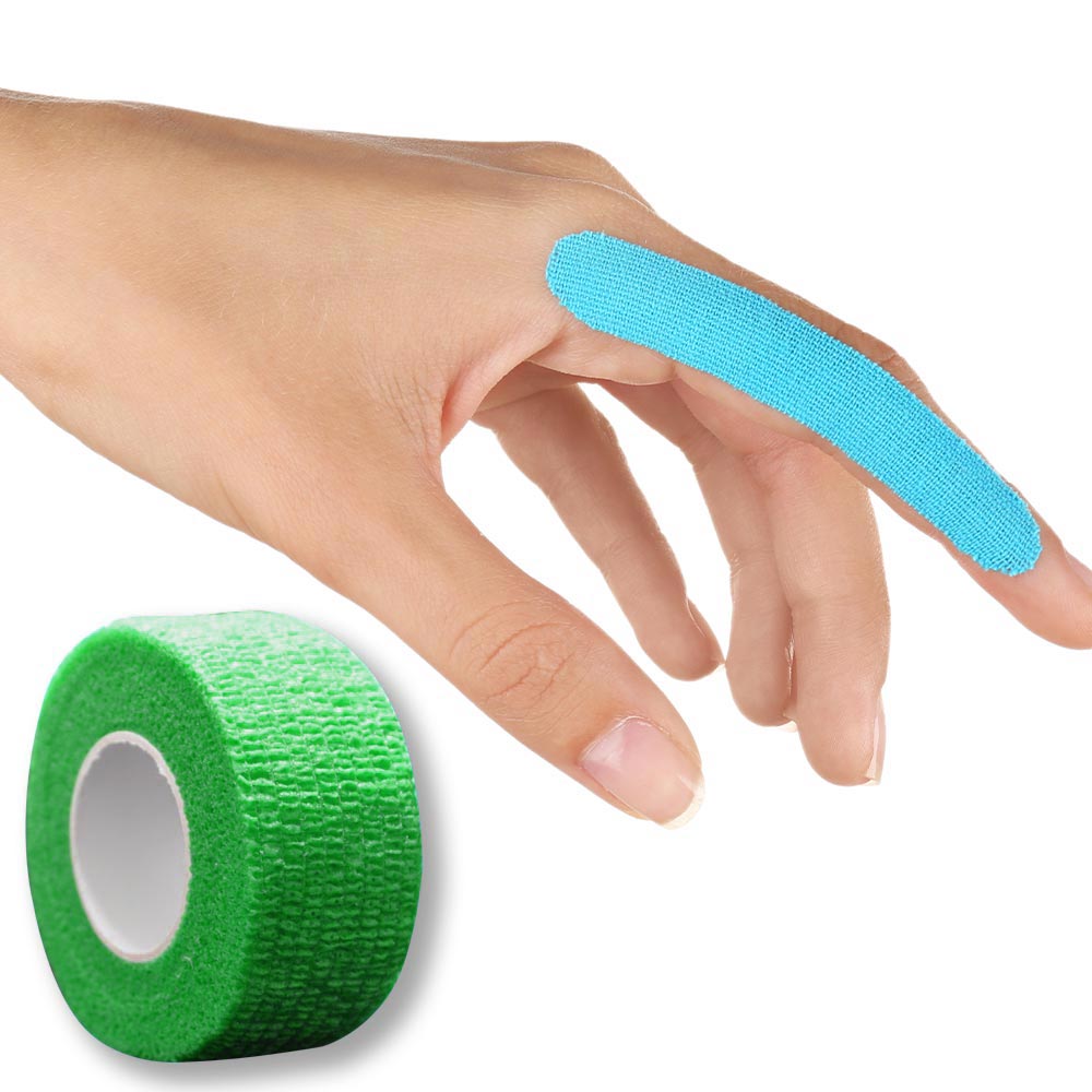 MC24 finger tape, cohesive, 2,5cm x 4,5m, green, 1pcs