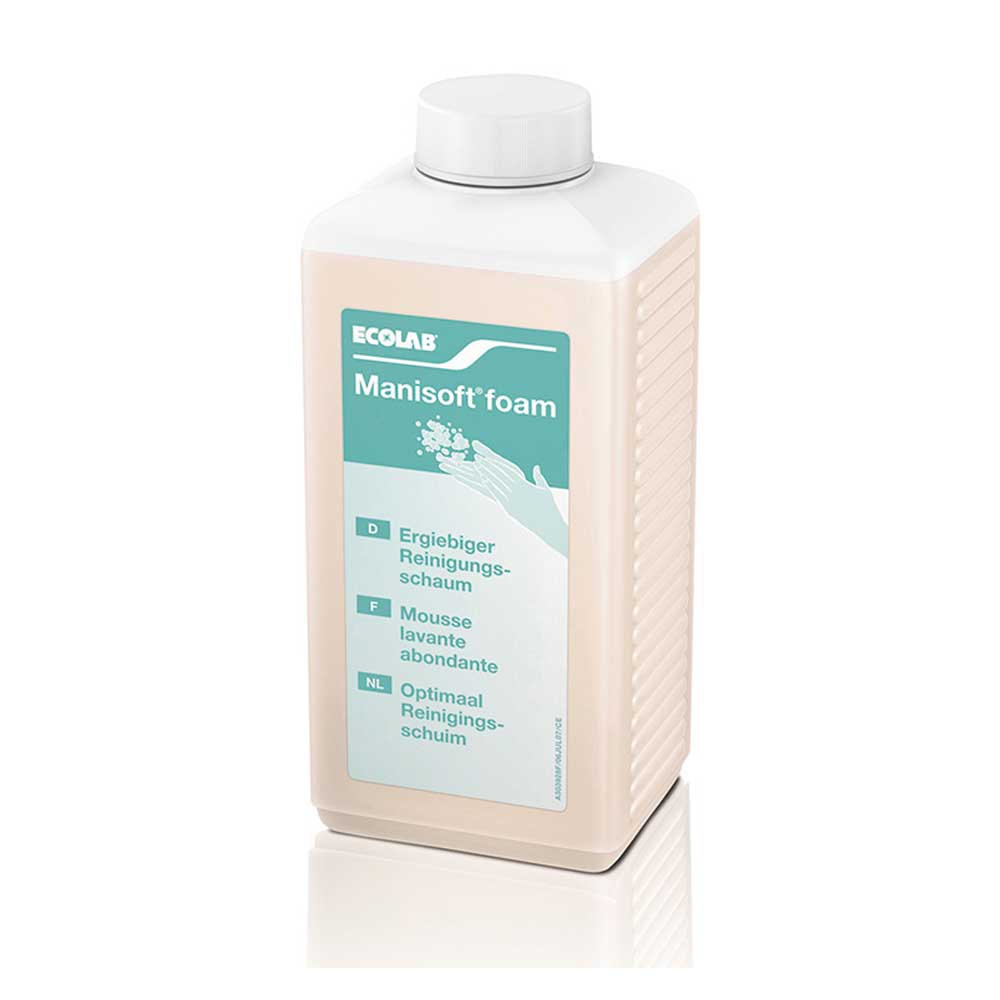 Ecolab Wash Lotion Manisoft Foam, Soap- /Alkali-Free, Sizes