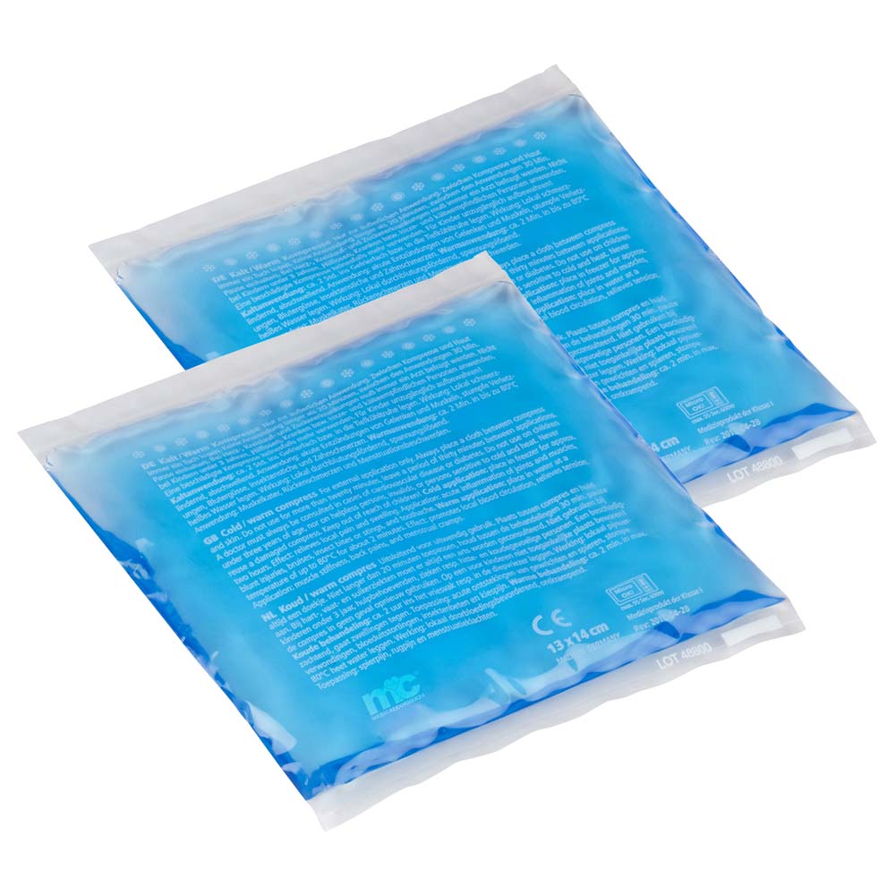 Hot and Cold Compresses, 13 x 14 cm, 2 items, individually wrapped