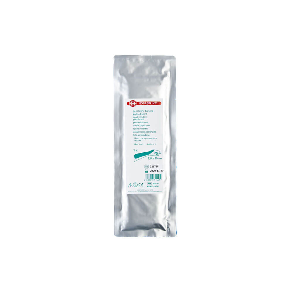 Nobasplint, padded splint material, 7.5 x 30 cm, forearm