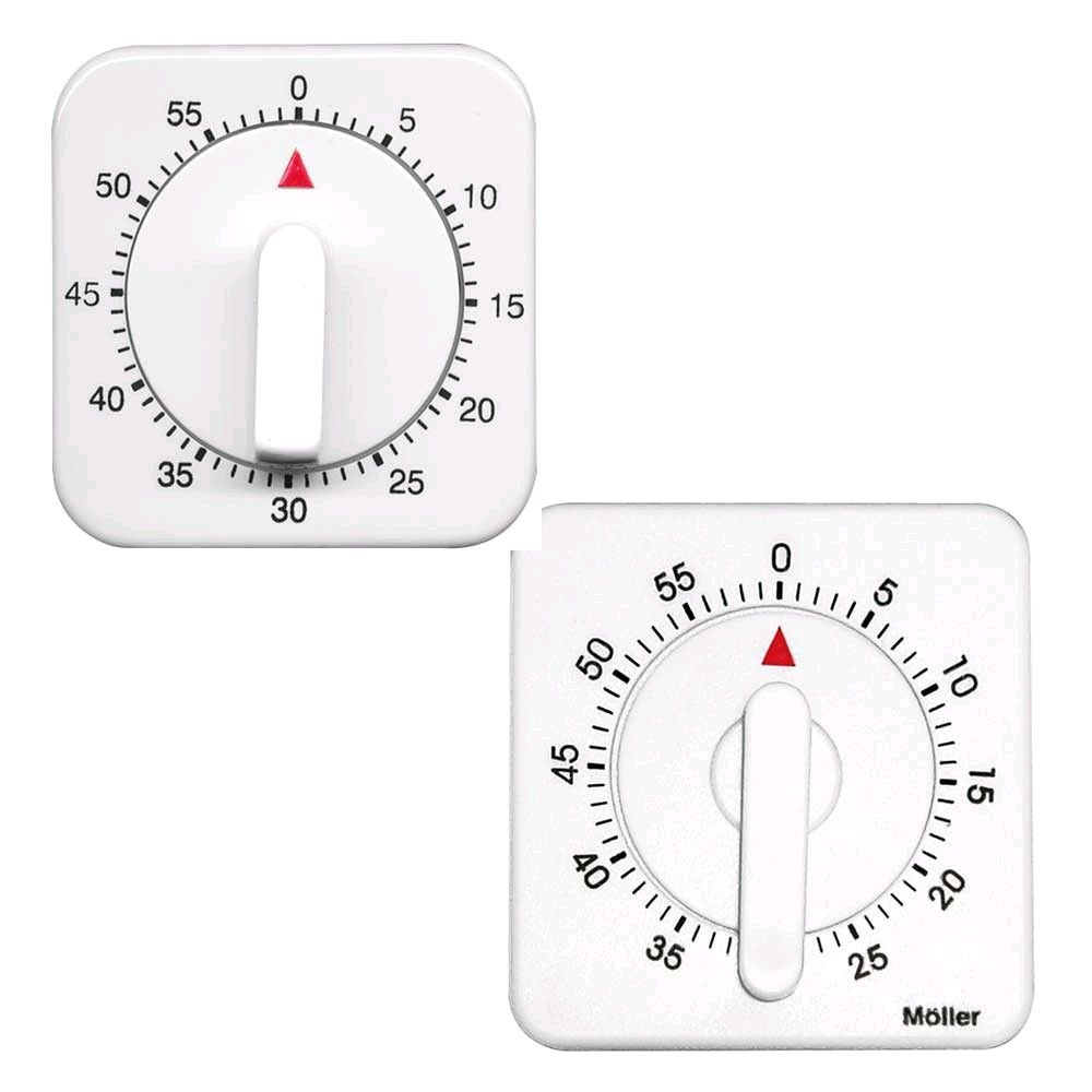 Ratiomed laboratory alarm clock, timer, mechanical, 60 min., 2 variants