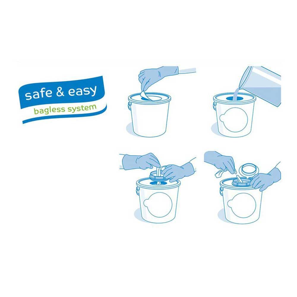 Schülke Wipes Safe & Easy Bagless Dispenser System, 6x 130 Wipes