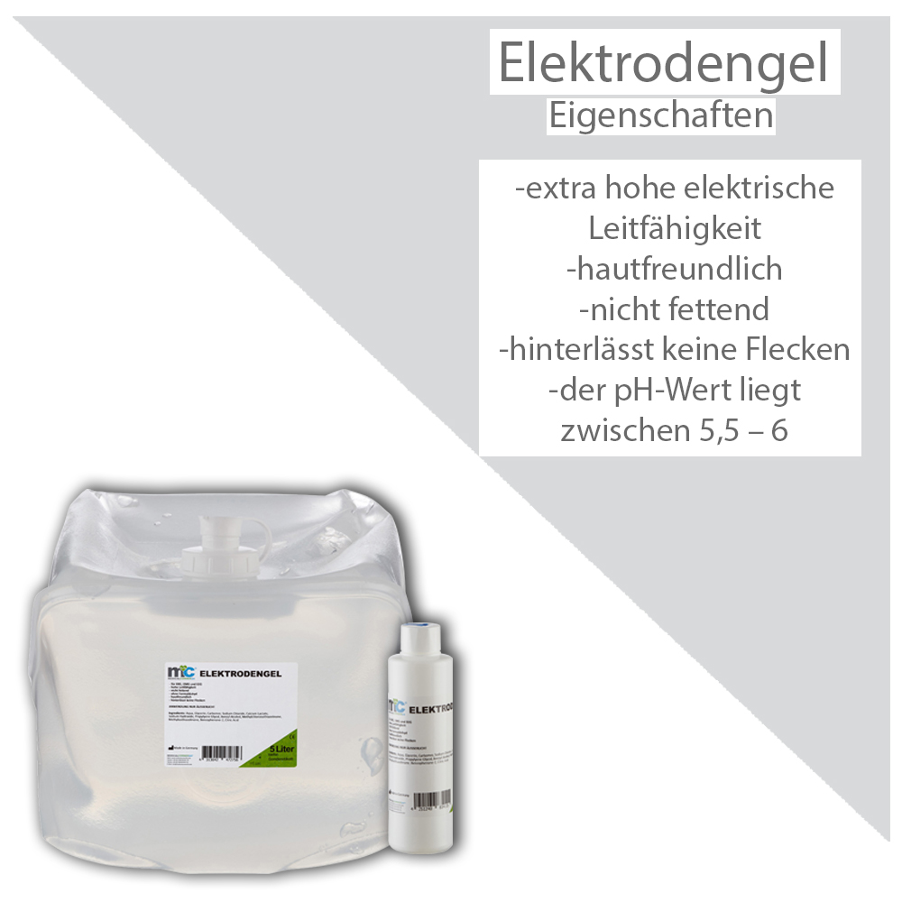 Electrode Gel for ECG, EMG and EEG, 5 litre cubitainer