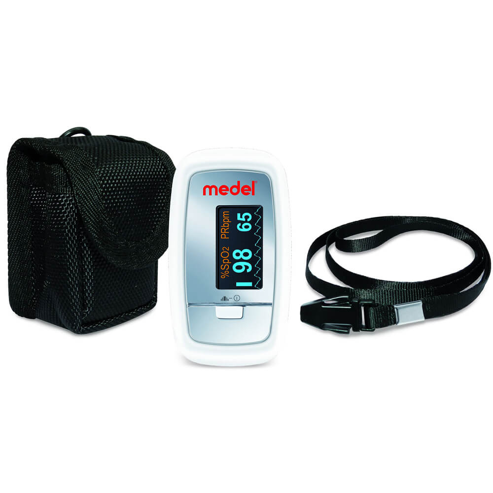 Pulse oximeter OXYGEN PO01, oxygen saturation, pulse, by Medel