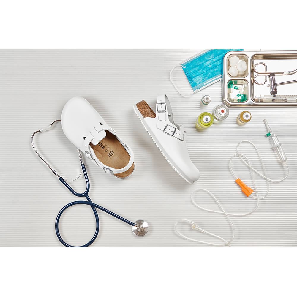 Tokio SL super outsole, by Birkenstock, white, narrow, size 46