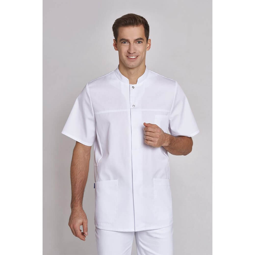 Leiber casaques, men, short sleeve, 2 side & 1 chest pocket, colors/sizes S-4XL