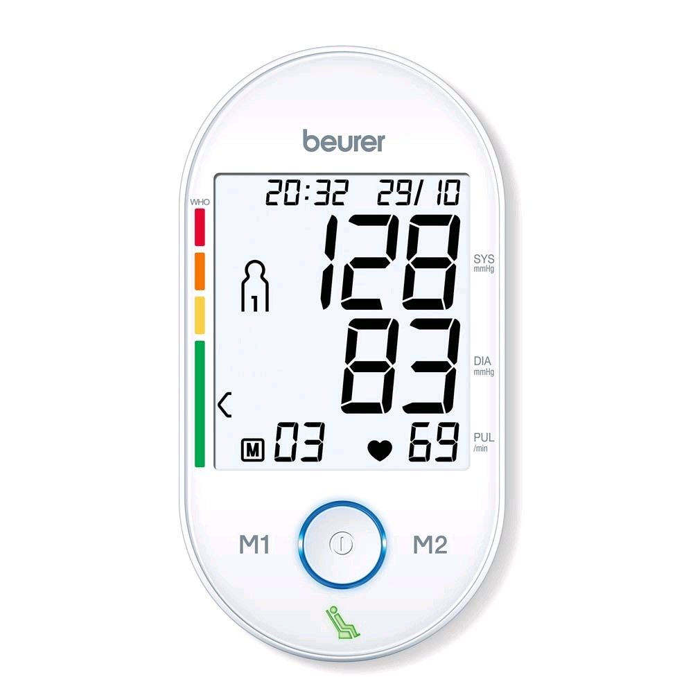 Beurer BM55 Upper Arm Blood Pressure Monitor, USB, XXL display