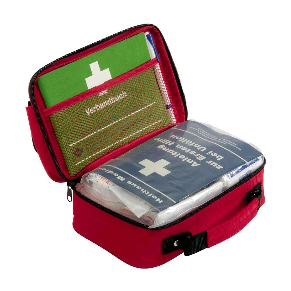 Holthaus Medical aid kit Office plus, filled, first-aid book / pen