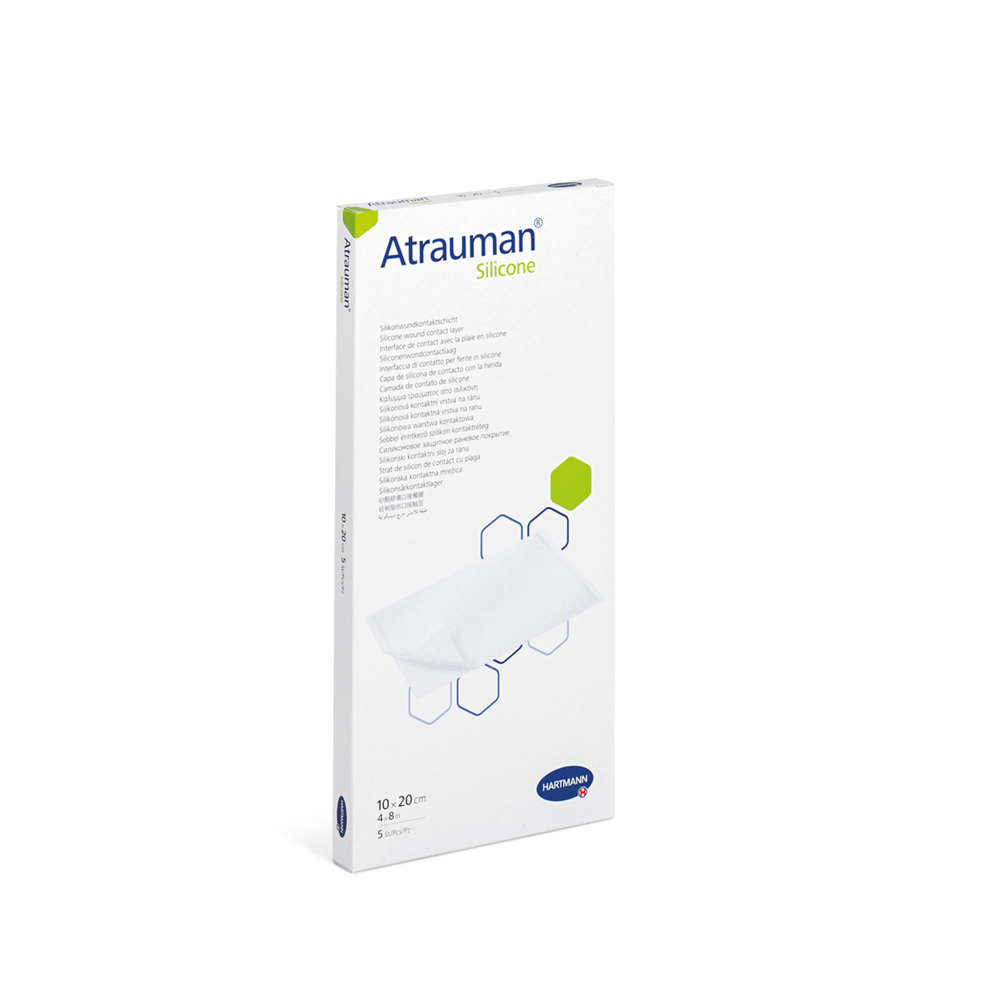 Hartmann Atrauman® Silicone 5 x 7 cm sterile, individually sealed