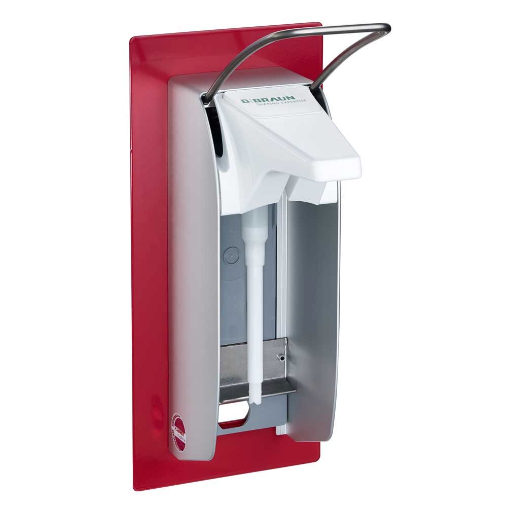 B.Braun signal-frame wall dispenser plus 500 ml red