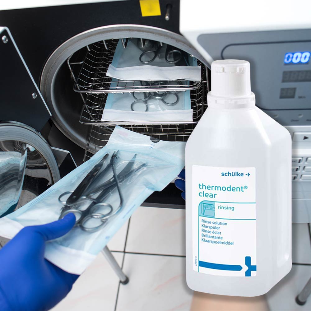 Schülke Rinse Aid Thermodent® Clear, PH-Neutral, Dental, 1000 ml