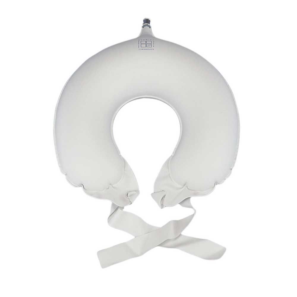 Behrend swim collar, inflatable, holding straps, plastic