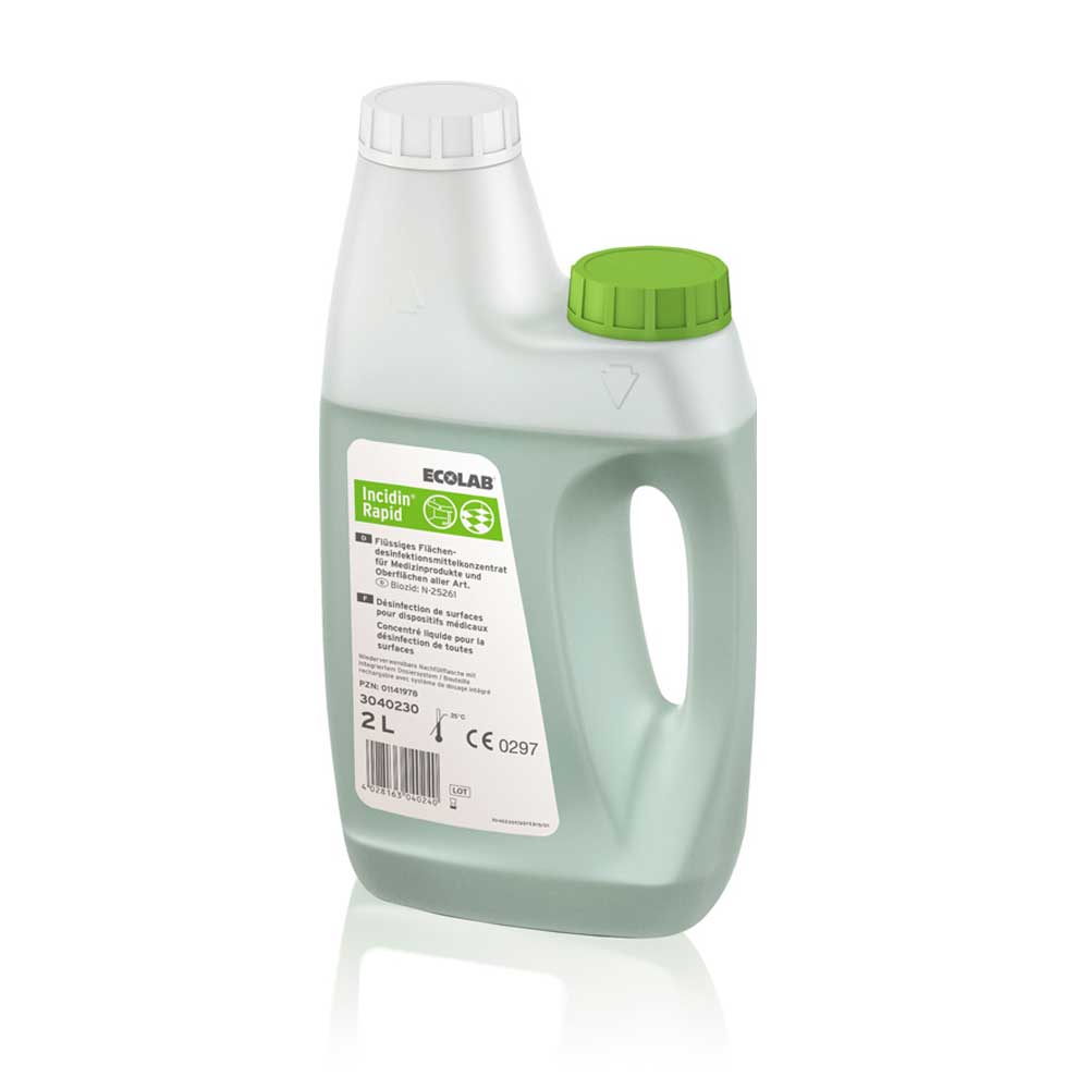 Ecolab Surface Disinfectant Incidin Rapid, 2 liter