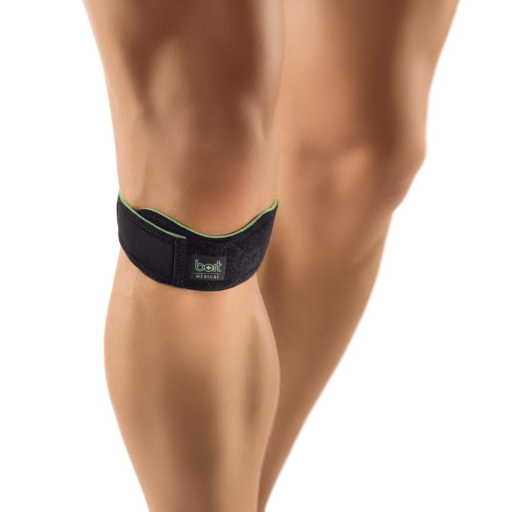 Bort Patella Tendon Sport Strap, black/green Size 2