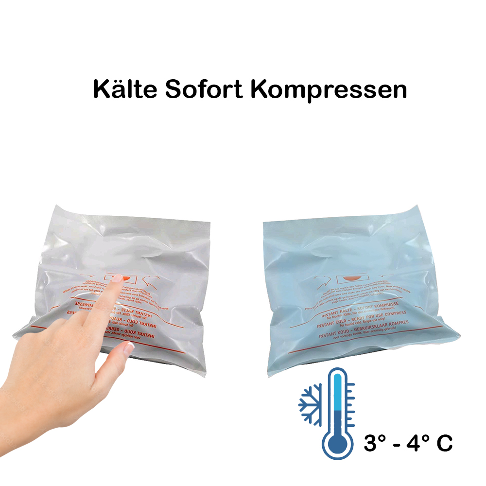 Instant Cold Compress, no pre-cooling necessary, 15 x 17 cm, 1 item