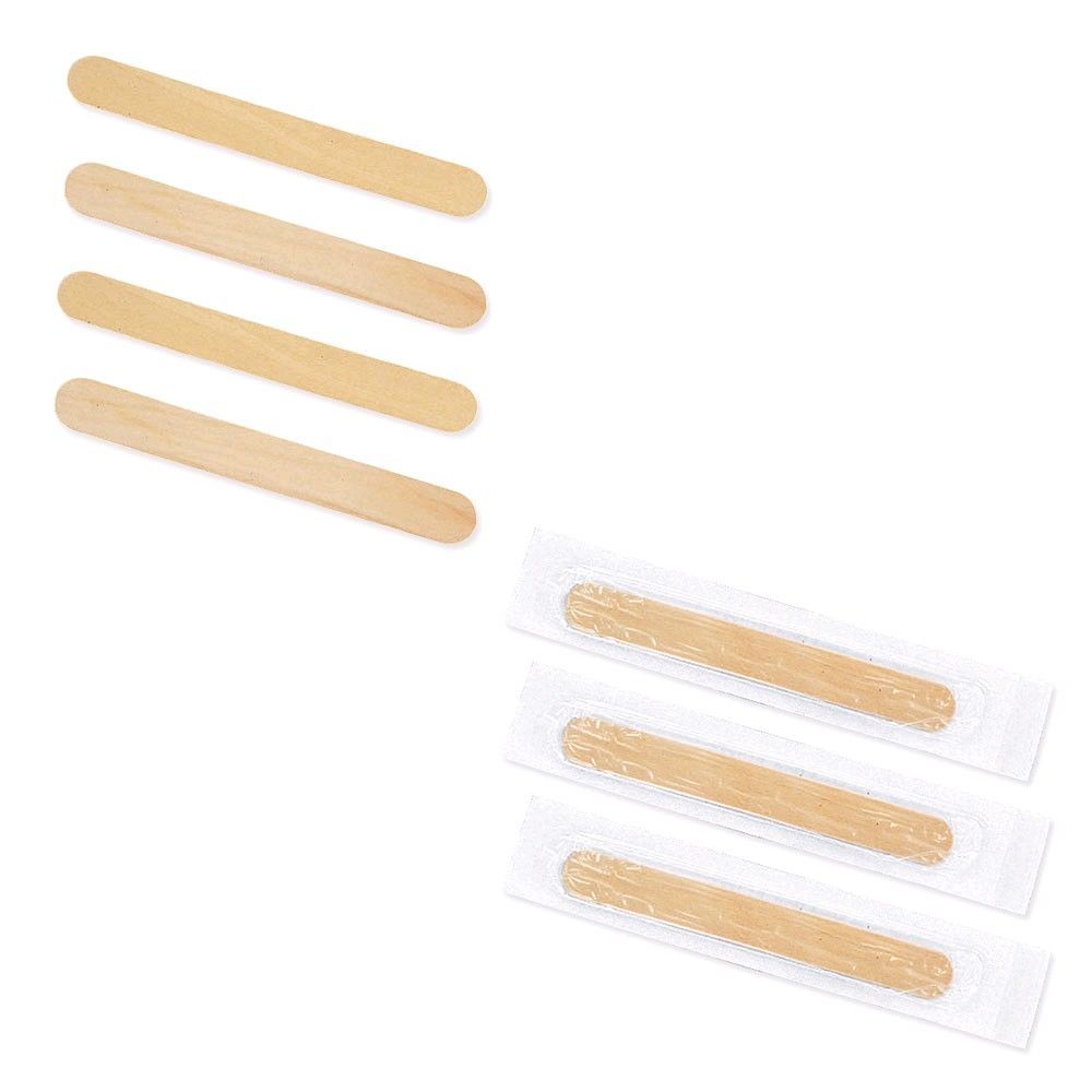 Ratiomed tongue depressors, wooden, waxed, 150x18x1,6 mm, non-/sterile