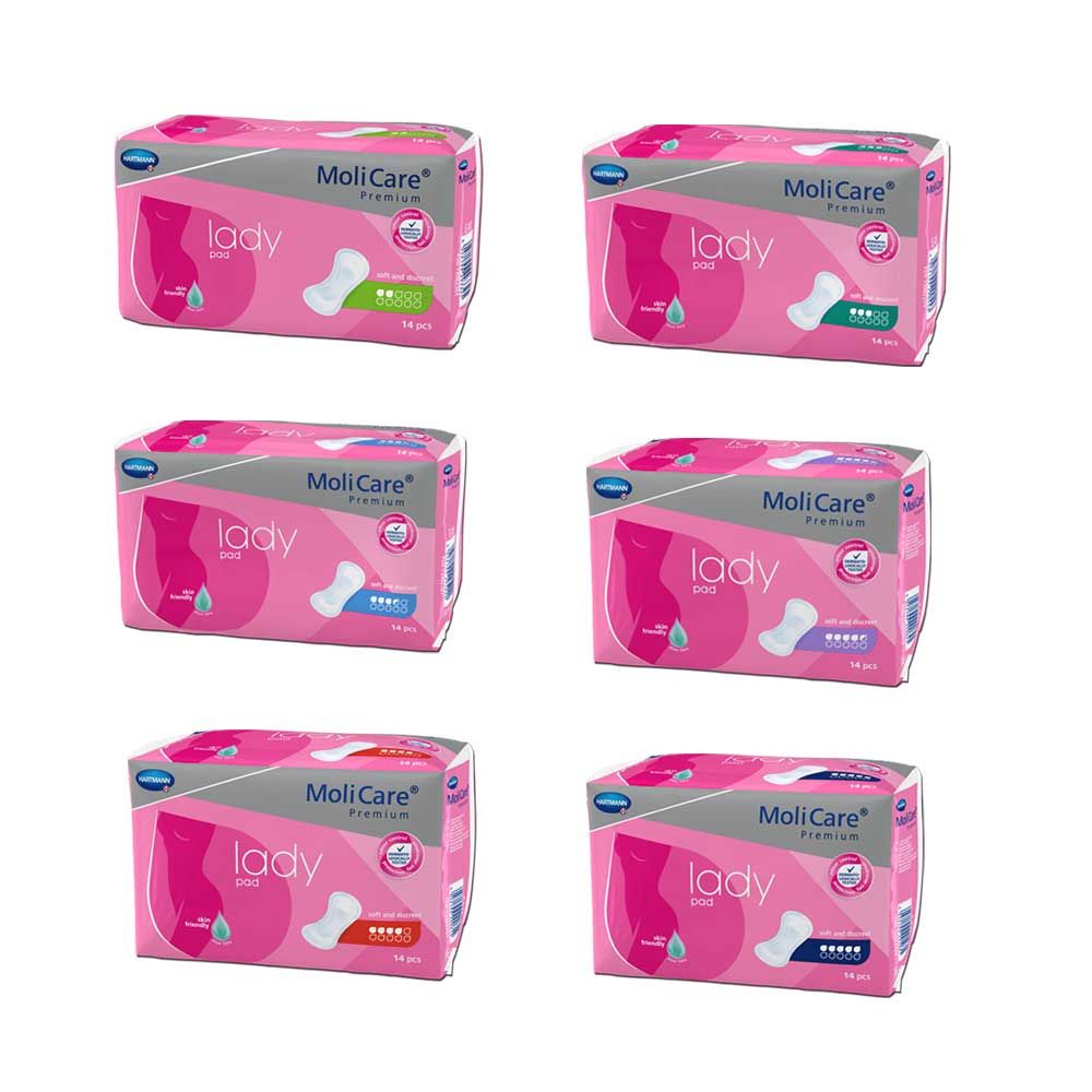 Hartmann Panty Liners MoliCare® Premium Lady Pad, Various Types