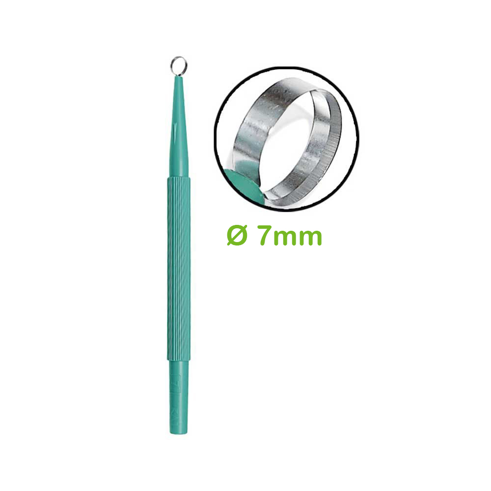 Kai Medical Disposable Skin Curette, Sharp On One Side, 7mm, 1 pc