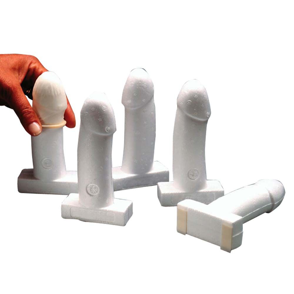 Erler Zimmer Condom Training Models - Styrofoam-Penis, 20 Pieces