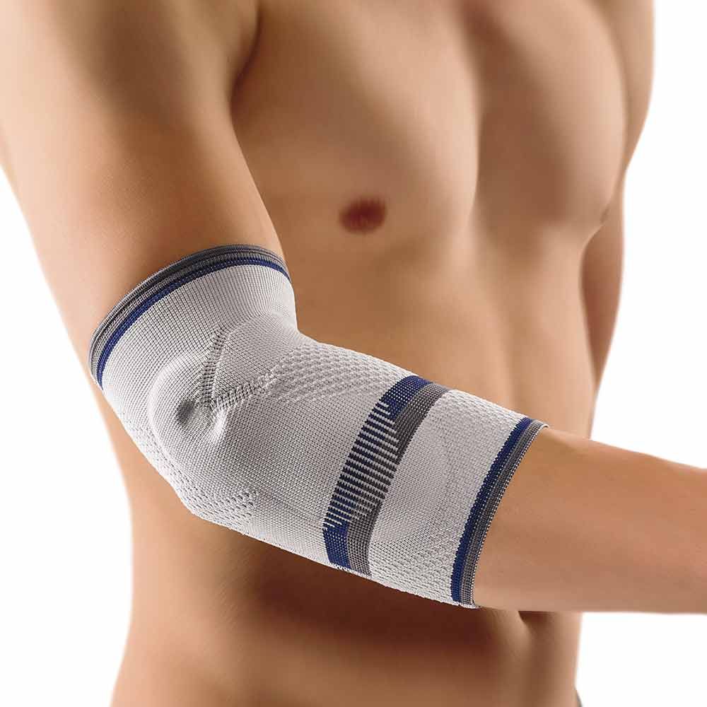 Bort EpiBasic Elbow Compression Support, Silver, M