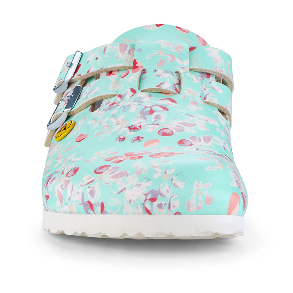 Kay ESD Antistatic, Birkenstock, Narrow, Flowery Meadow Mint, Size 35