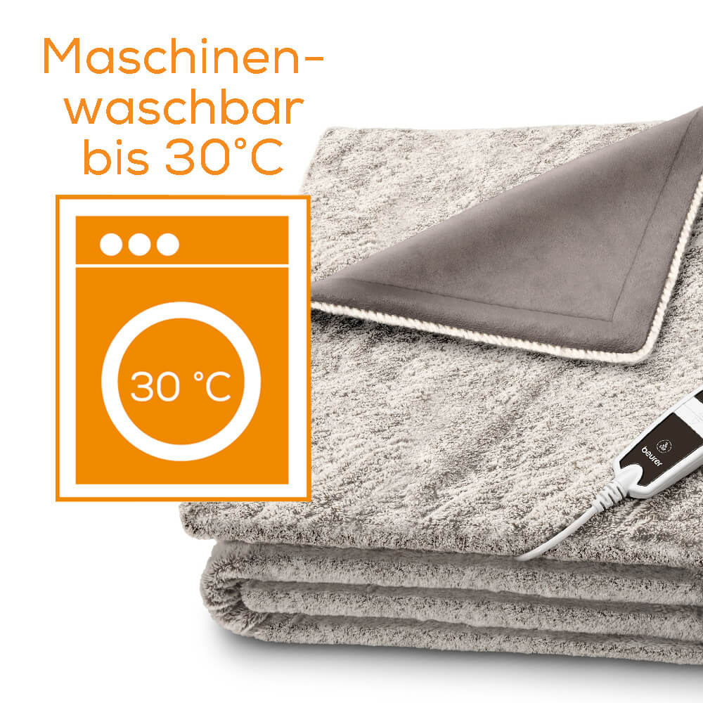 Heating blanket HD150 XXL, cuddly blanket heated blanket Beurer Nordic