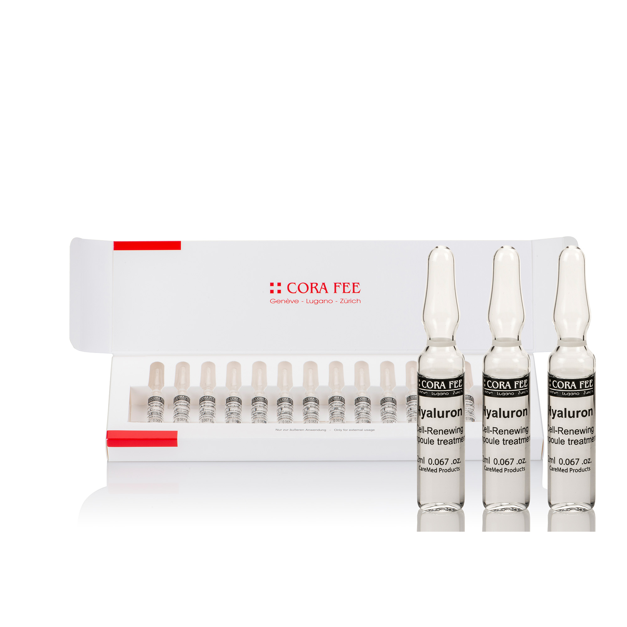 Cora Fee Lift Hyaluronic Acid Ampoule Treatment, 14 x 2ml