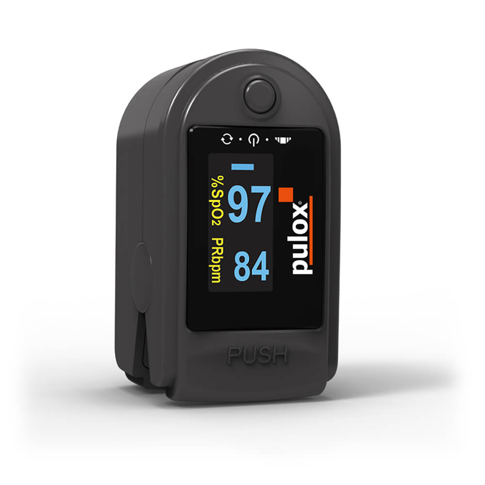 Pulox Finger Pulse Oximeter PO-200 Solo, rotatable OLED display, various colors