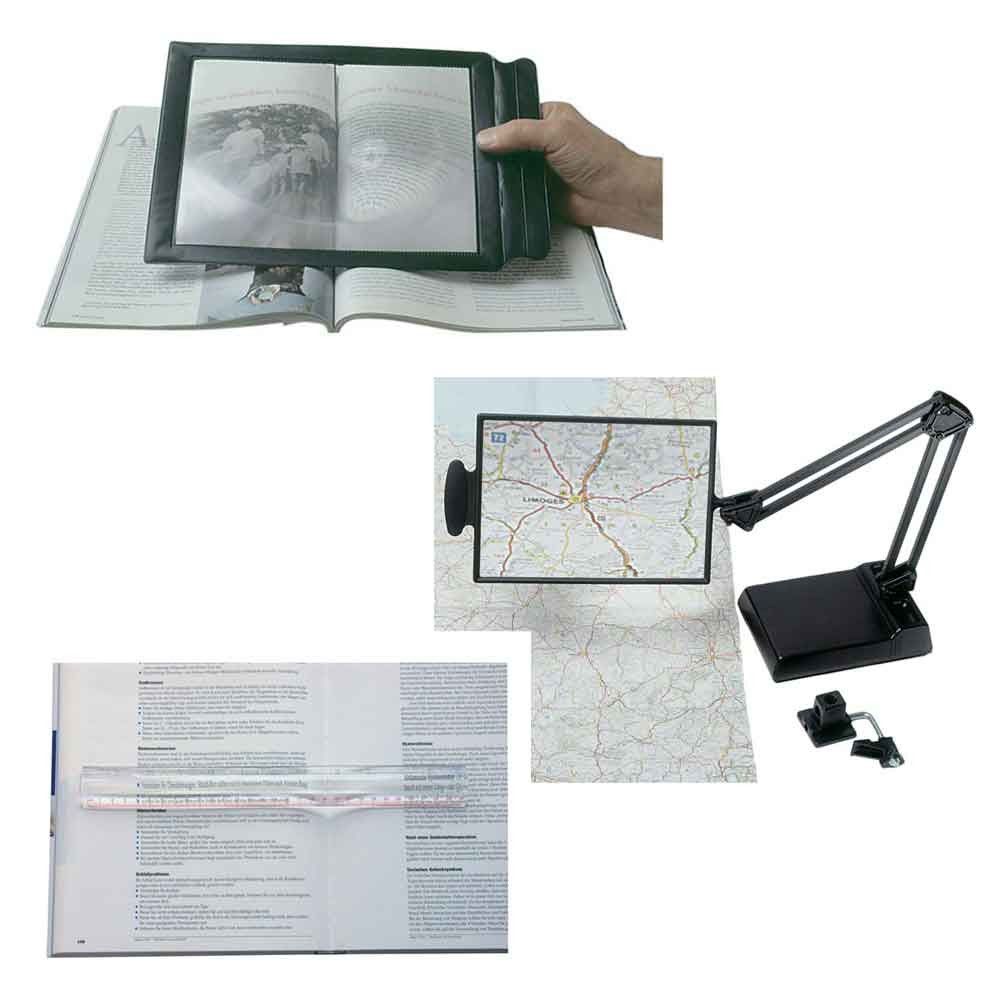 Behrend magnifying glass, 2 times magnification, diff. Versions