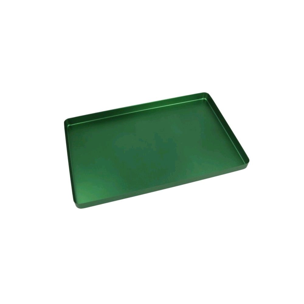 Euronda Normtray Aluminium Bottom, unperforated, green