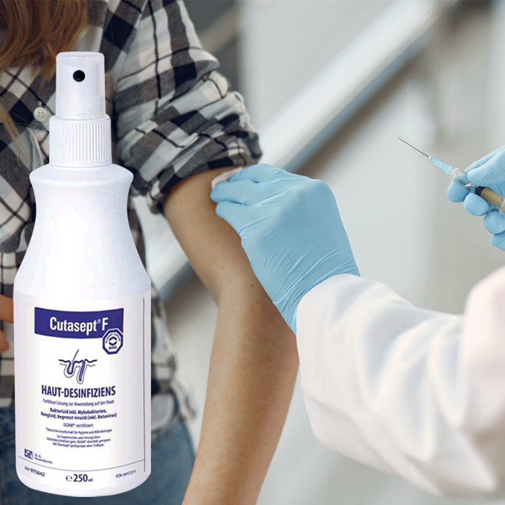 Cutasept F Skin Disinfectant by Bode, 250 ml spray bottle