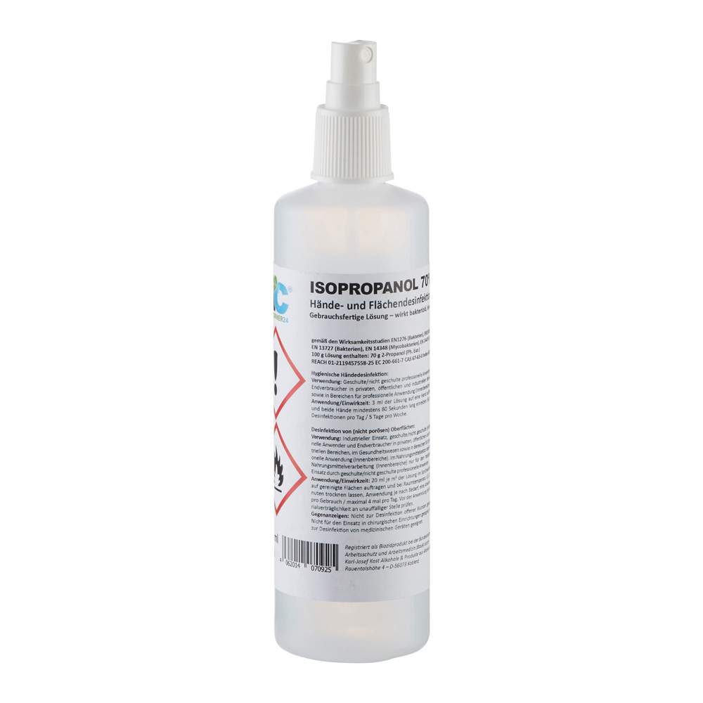 MC24 Hands / Surface Disinfection Biocide, Finger Nebulizer, 250 ml