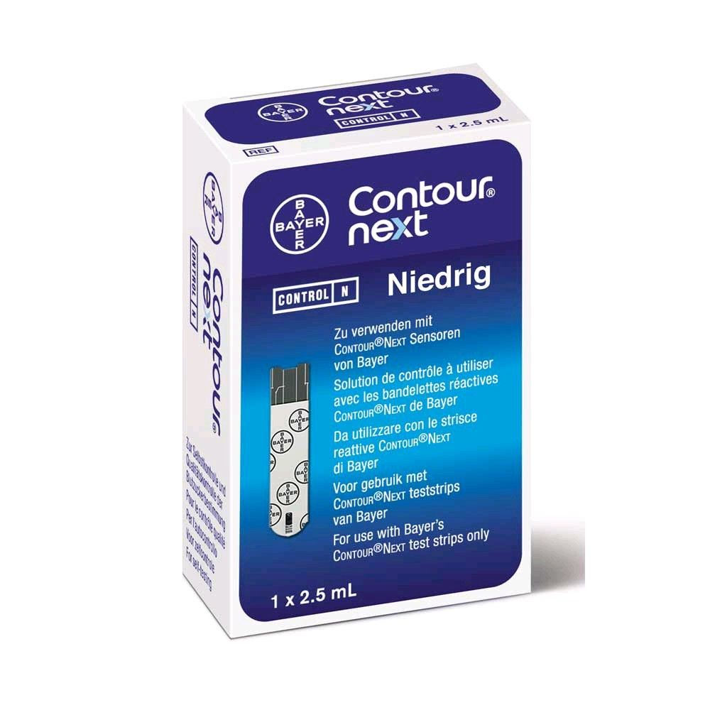Bayer CONTOUR® NEXT control solutions blood glucose meter 2.5ml low