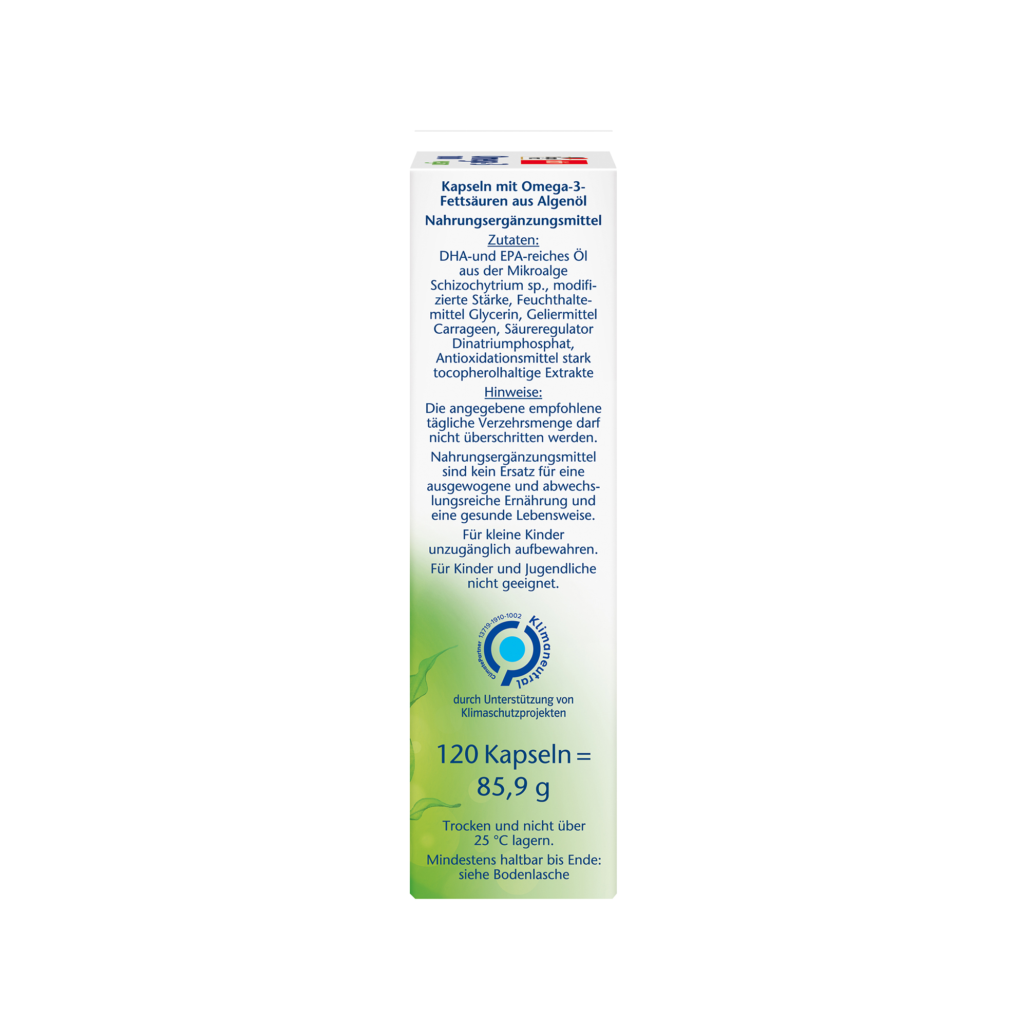 Doppelherz aktiv Omega-3, 1000 vegan, 120 Capsules