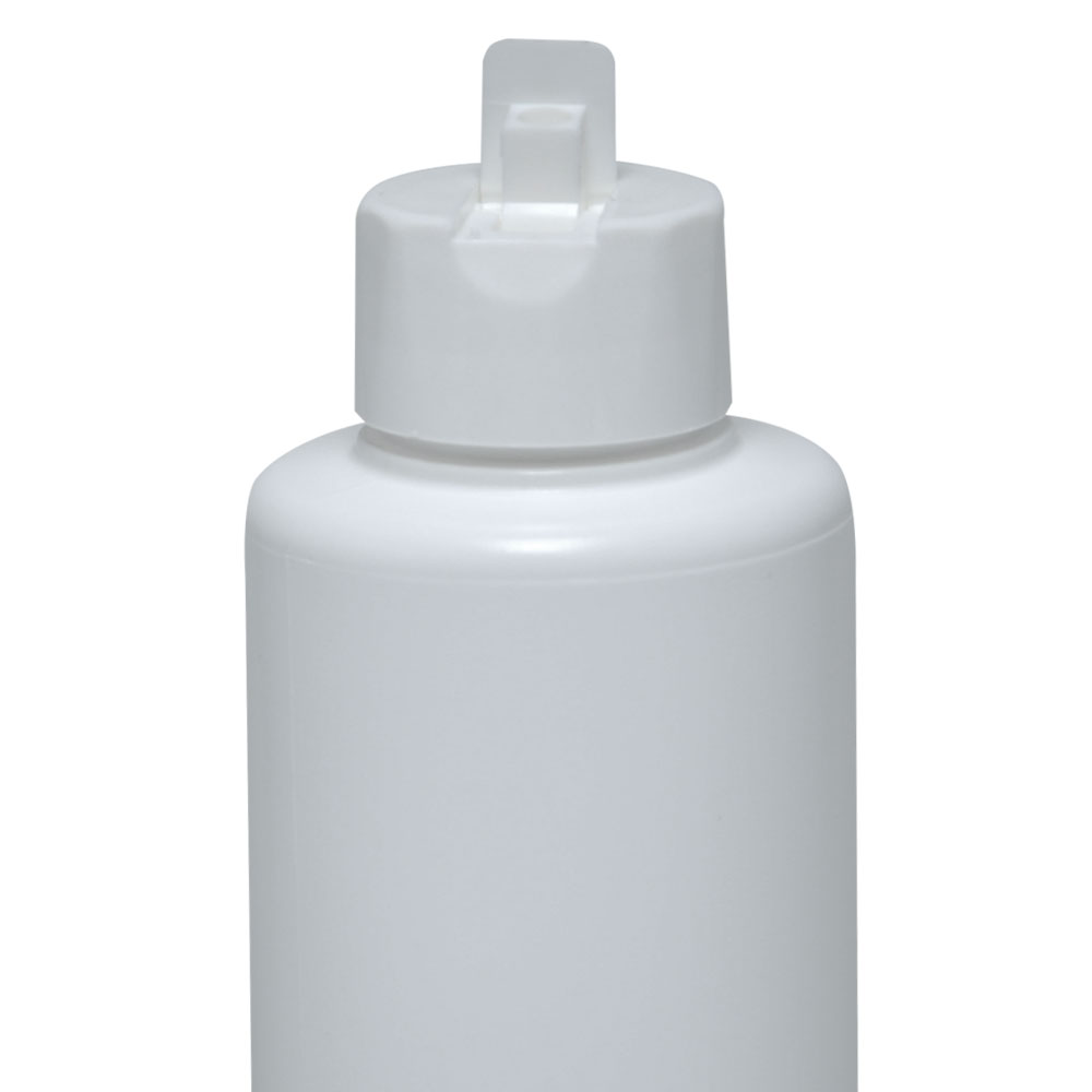 Empty Bottle with Screw Cap, 250 ml, white