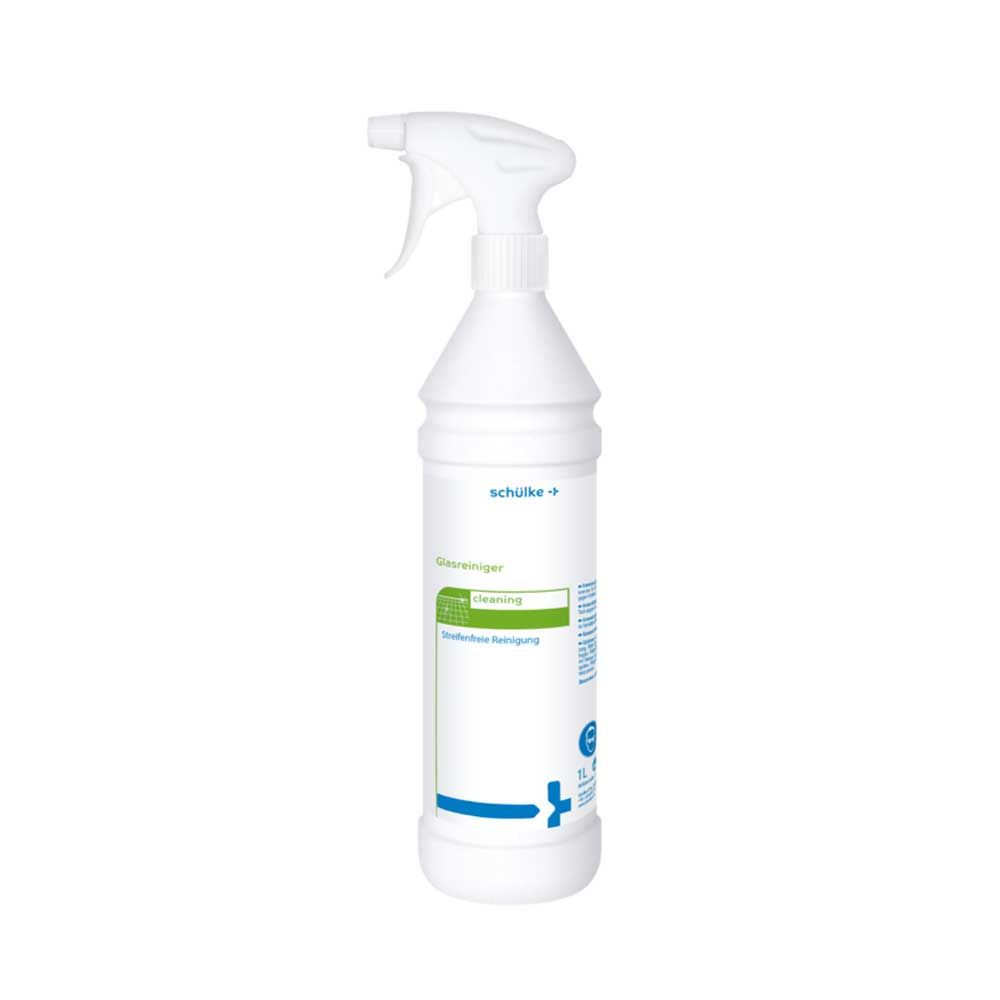 Schülke Glass Cleaner, Colorless/Perfume-free, Streak-Free, 1000 ml