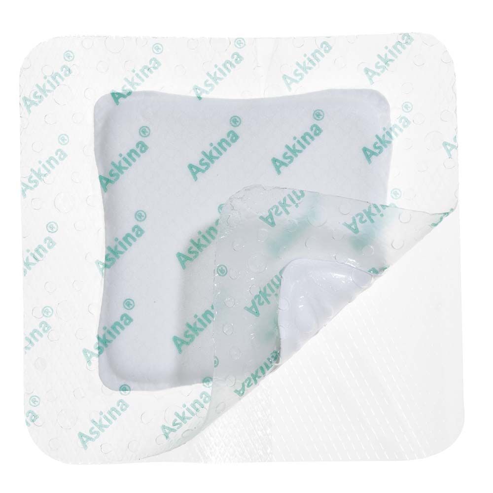 Askina® DresSil Border foam dressings by B.Braun, 7,5x7,5cm, 3 Items