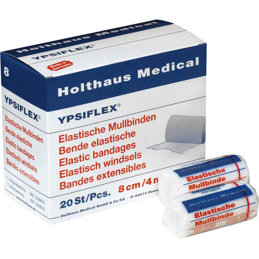 Holthaus Medical YPSIFLEX® elast gauze bandage creped 4cmx4m, 20pcs