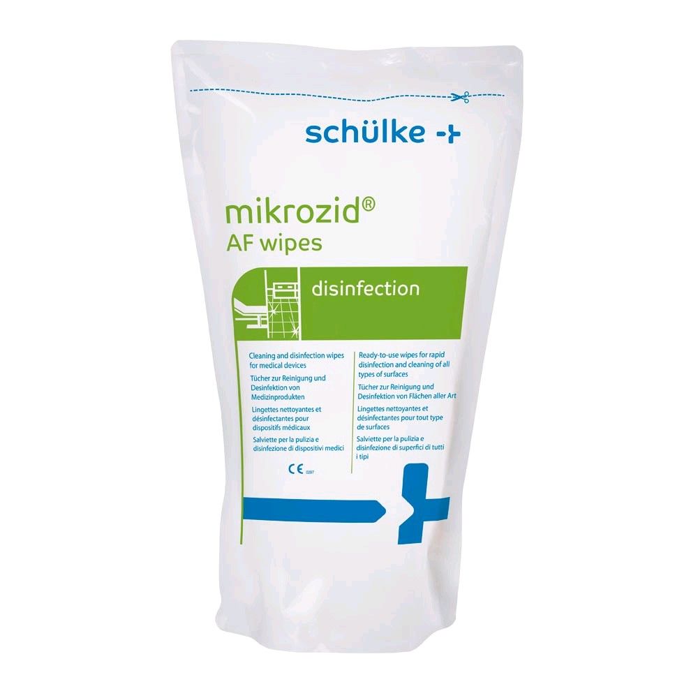 Schülke mikrozid® AF wipes, disinfectant wipes, refill with 150 Wipes