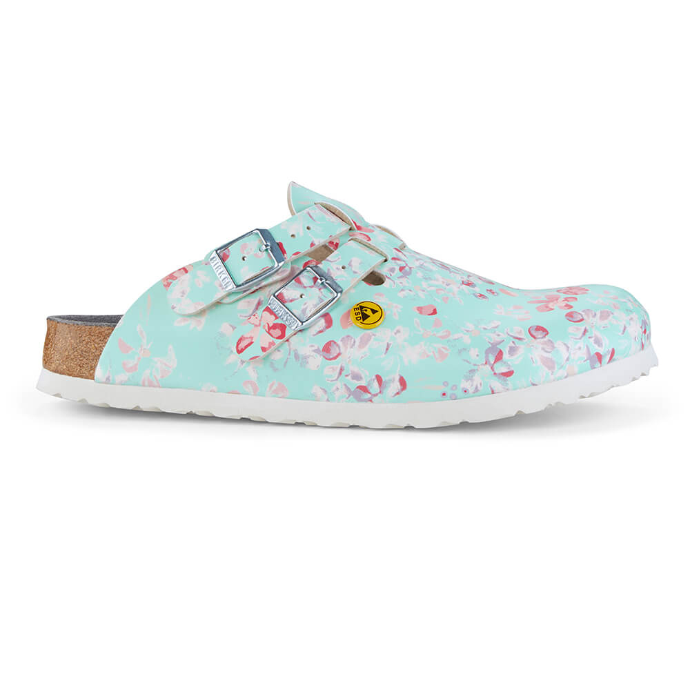 Kay ESD Antistatic, Birkenstock, Narrow, Flowery Meadow Mint, Size 35