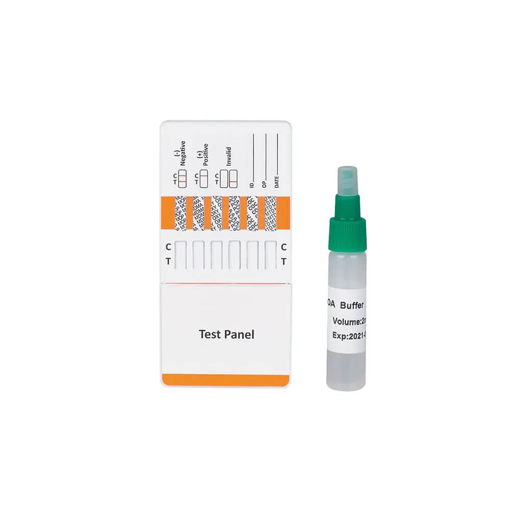 Drug wipe test, rapid drug test, 12 drugs, from Cleartest, 1/5 pcs.